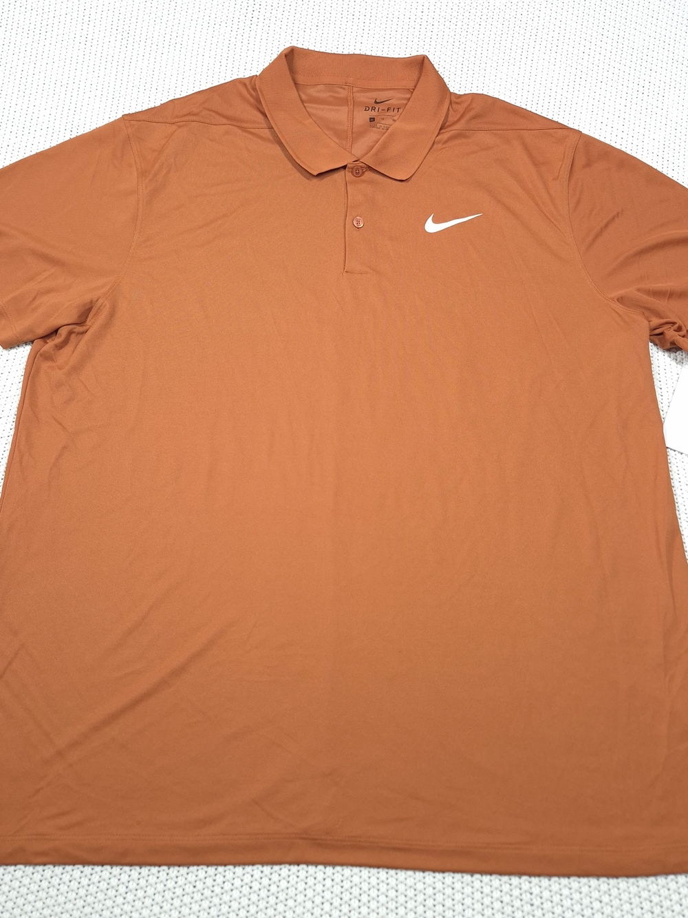 Nike Golf Polo Core Dri-FIT Burnt Orange Men's XL Wicking Quick Dry